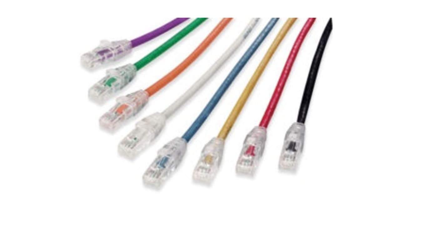 Molex Premise Networks Cat6 RJ45 to RJ45 Ethernet Cable, U/UTP, Yellow, 500mm