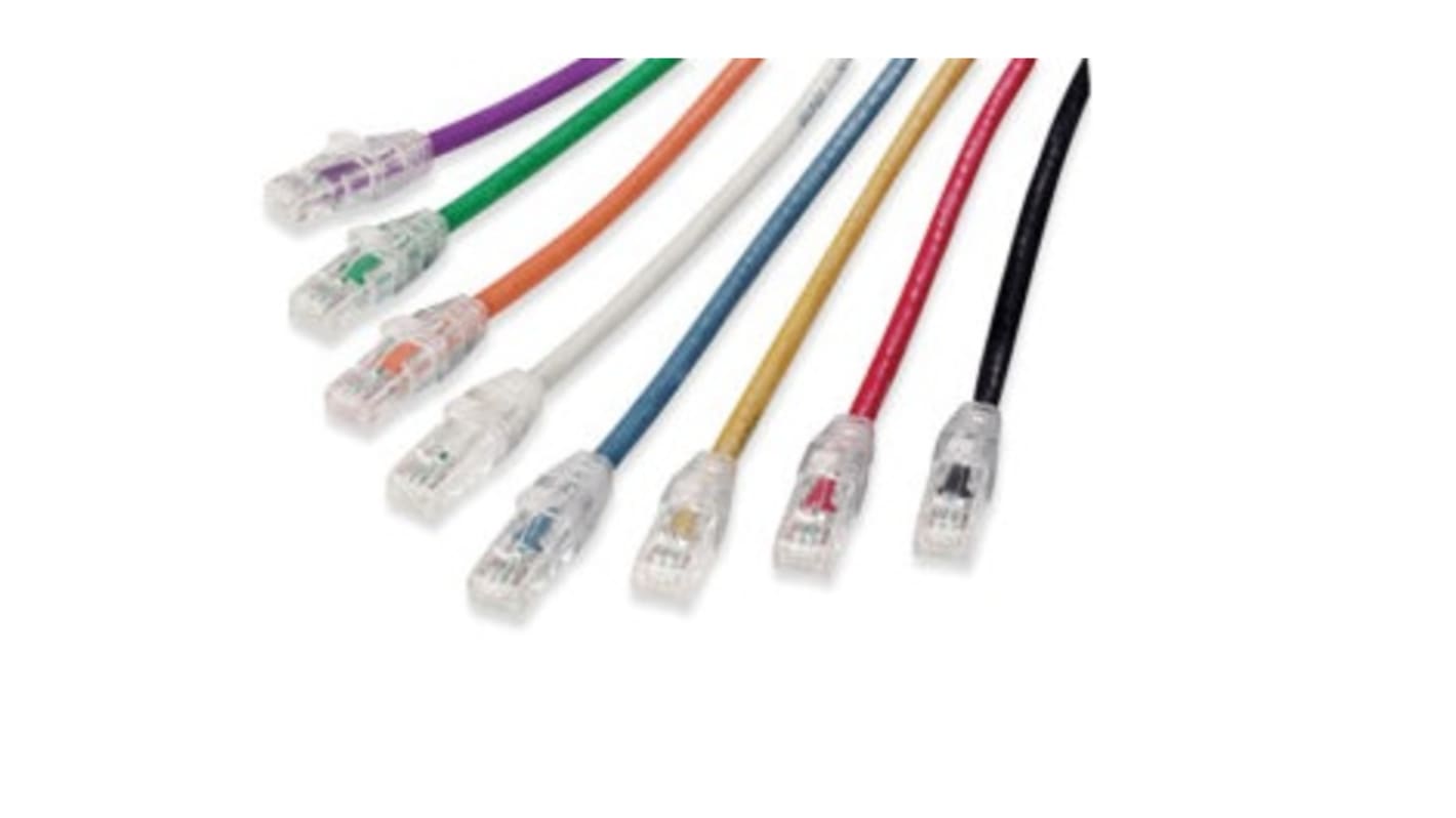 Cavo Ethernet Cat6 (U/UTP) Molex Premise Networks col. Rosso, L. 10m, Con terminazione