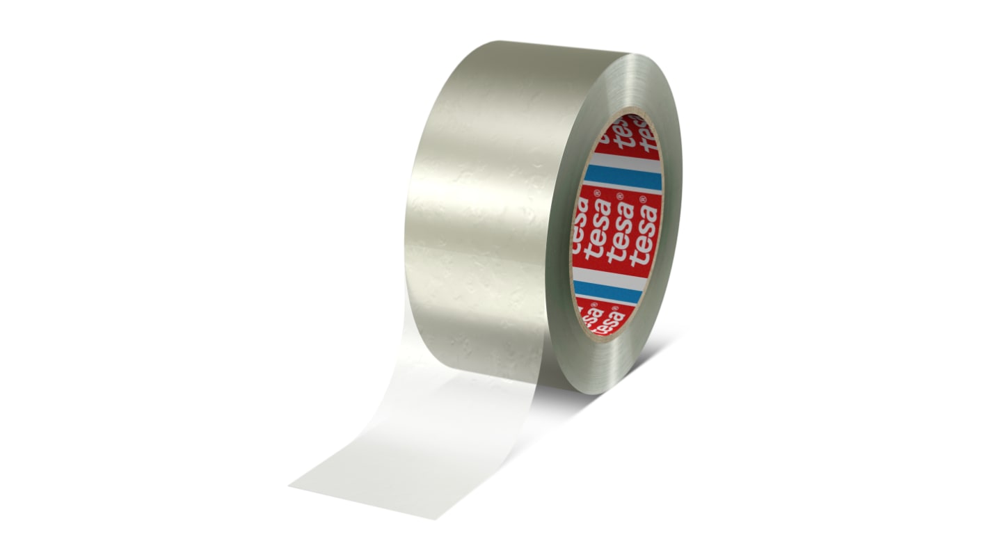 Tesa Paketband, PET, Stärke 0.056mm, 50mm x 66m mit Aufdruck: "Printable"