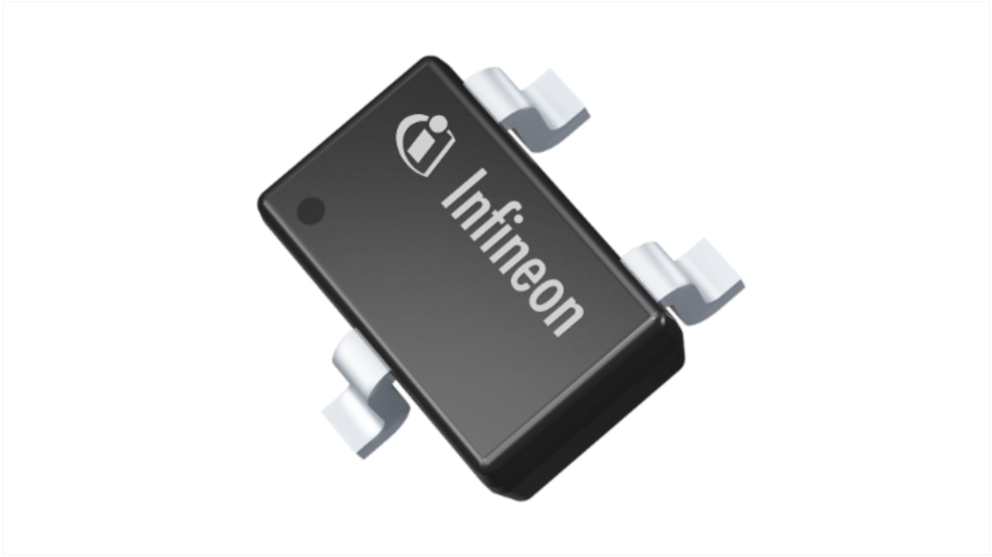 Infineon 4V 110mA, Dual Schottky Diode, 3-Pin SOT323-3 BAT1504WH6327XTSA1