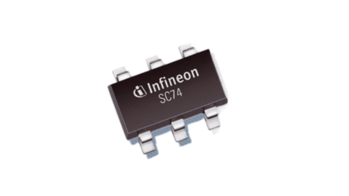 IC Controlador de LED Infineon, IN: 1,4 → 25 V, OUT máx.: / 10mA / 1W, SC74 de 6 pines