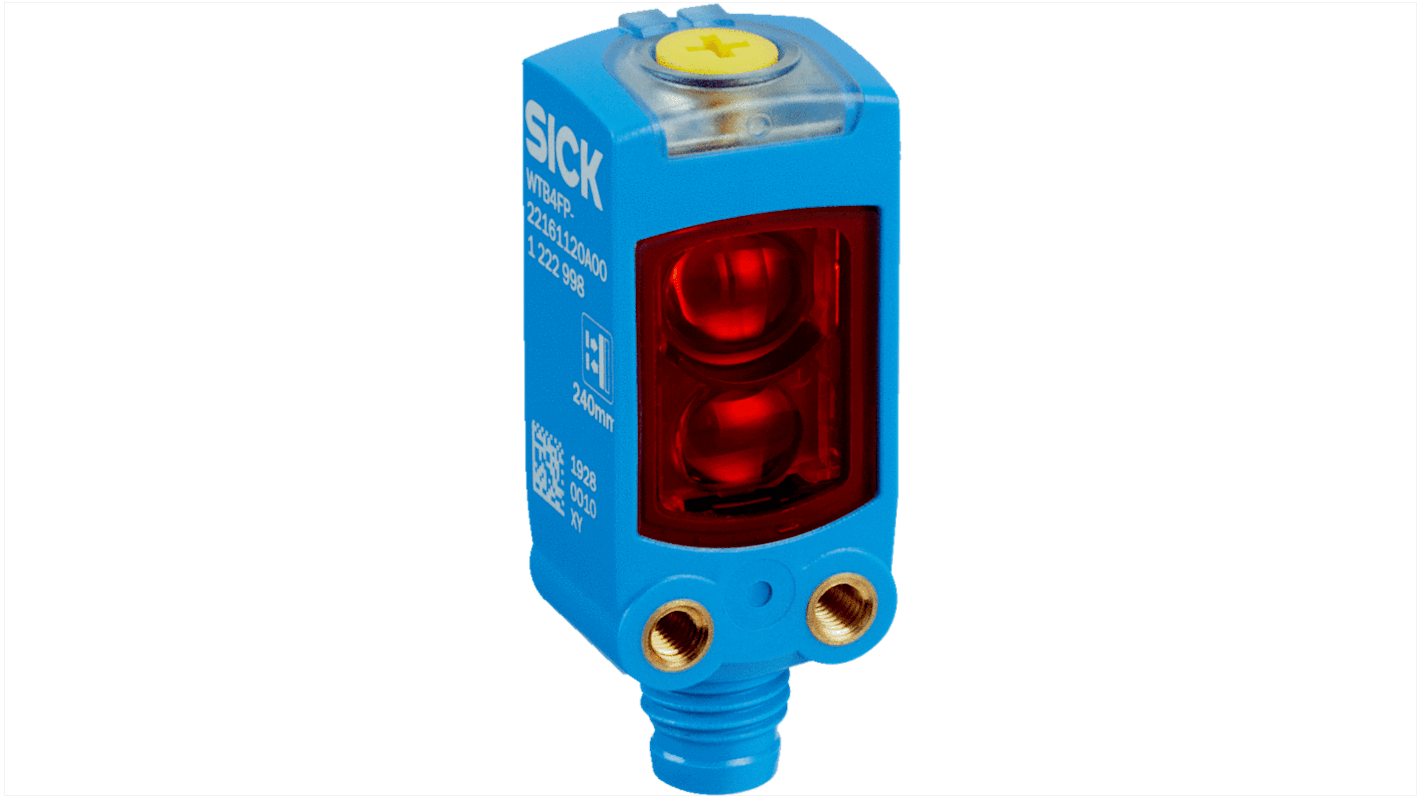 Sick Background Suppression Photoelectric Sensor, Miniature Sensor, 7 to 120 mm Detection Range IO-LINK