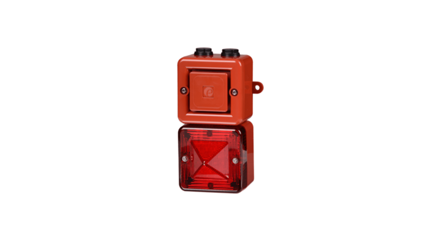 SONFL1XDC012MA0A1R/R | e2s SONFL1X Series Red Sounder Beacon, 12 V dc ...
