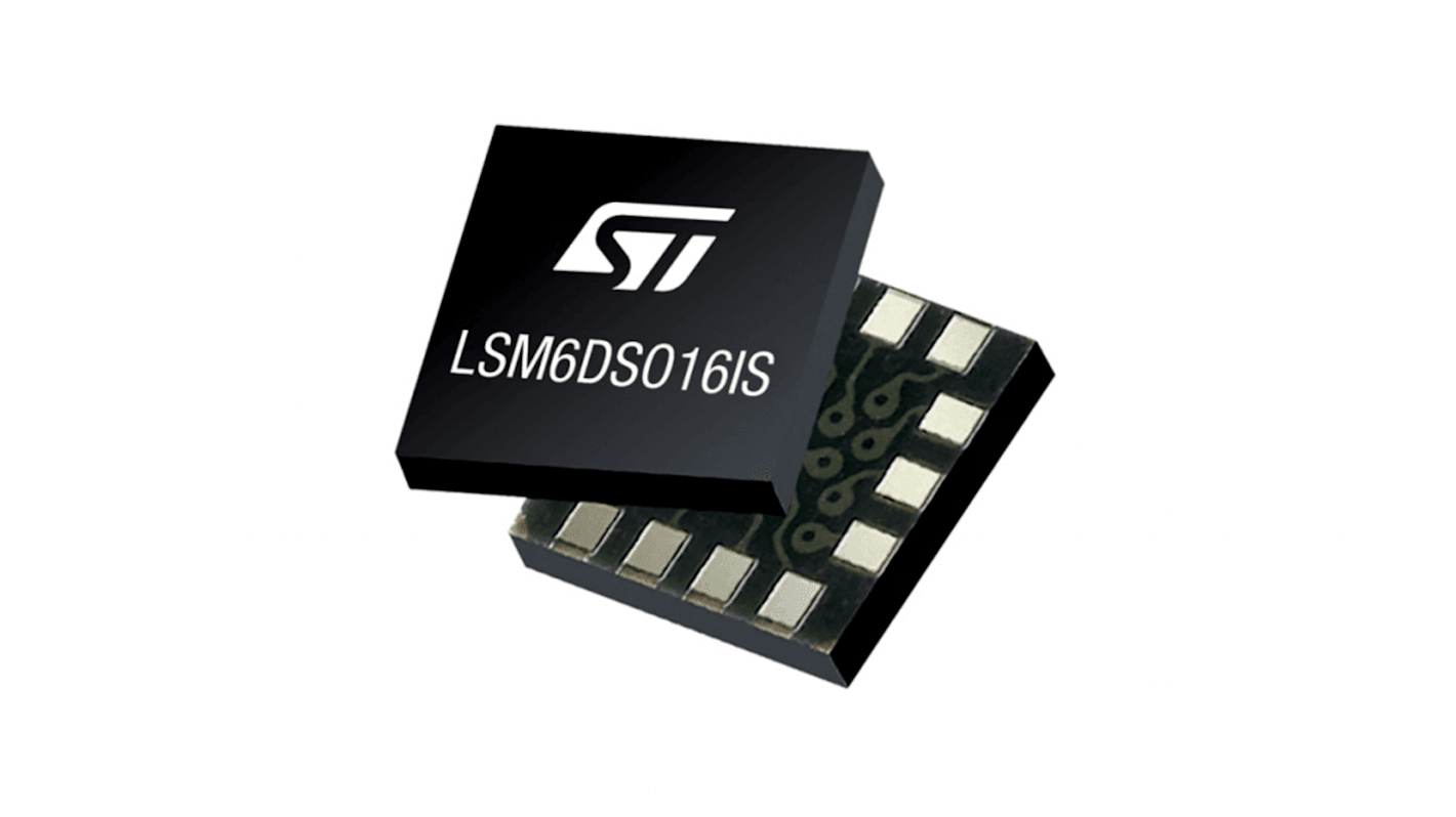 Sensore STMicroelectronics, 3-assi, Seriale SPI, 14 pin, LGA, Montaggio su circuito stampato