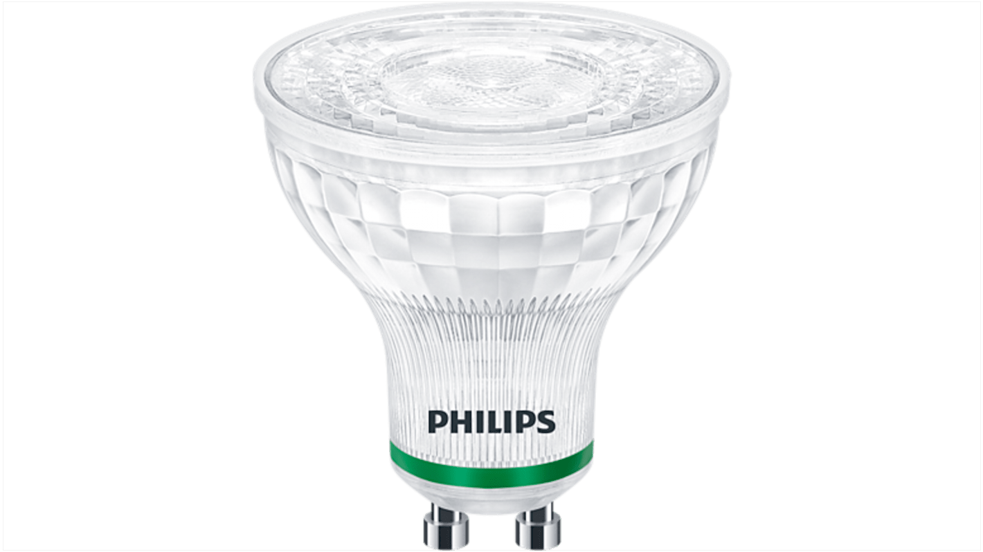 Lampada LED a riflettore Philips con base GU10, 2,4 W, col. Bianco freddo