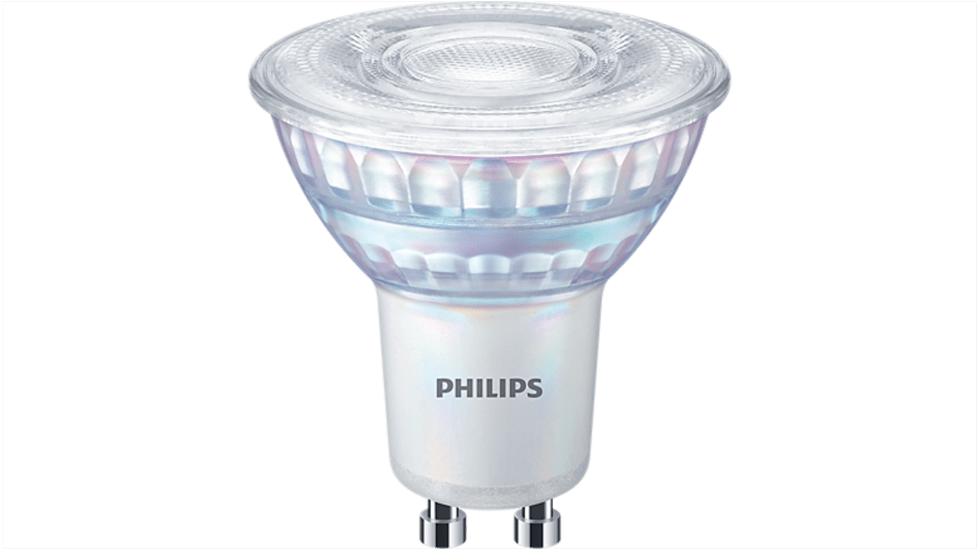 Philips Corepro, LED-Reflektorlampe, PAR 16 dimmbar, 4 W, GU10 Sockel, 6500K Tageslicht