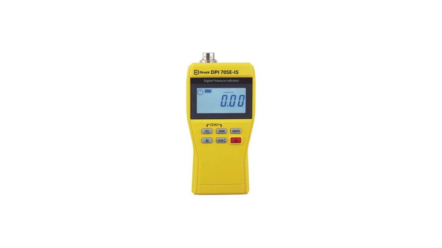 Manómetro Diferencial Druck DPI705EIS, calibrado RS, presión de -25mbar → 1400bar