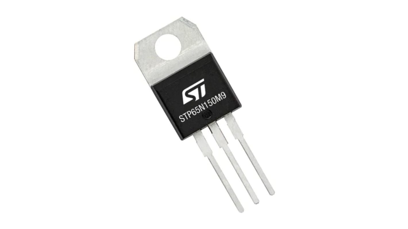 STMicroelectronics STP65N150M9 N-Kanal, THT MOSFET 650 V / 20 A, 3-Pin TO-220