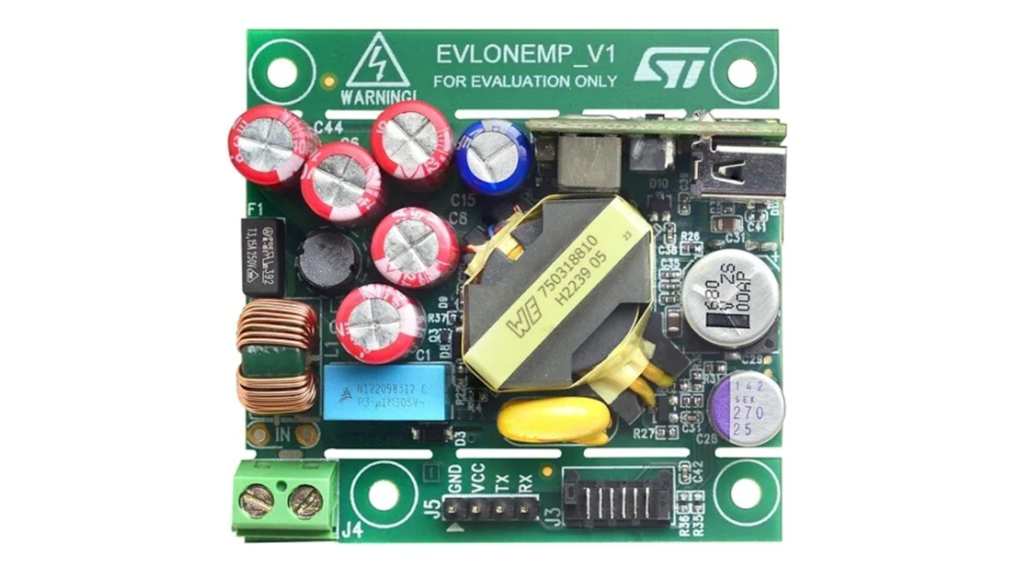 STMicroelectronics ST EVLONEMP Power Supply for USB Power Delivery Multiport Boards with a USB Type-A Port and a USB