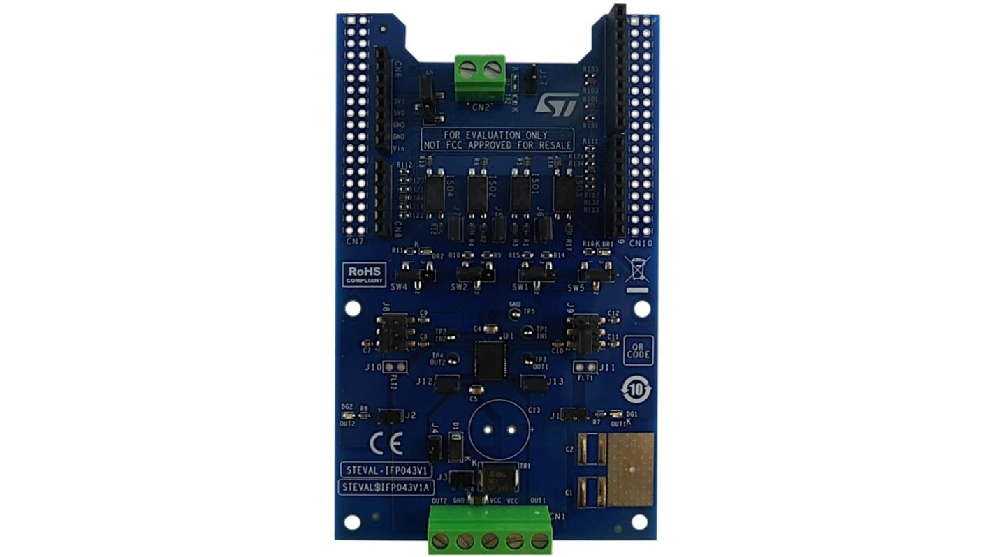 Scheda di espansione Alimentazione digitale per Microcontrollore ST STEVAL-IFP043V1 Dual High-Side Switch IC