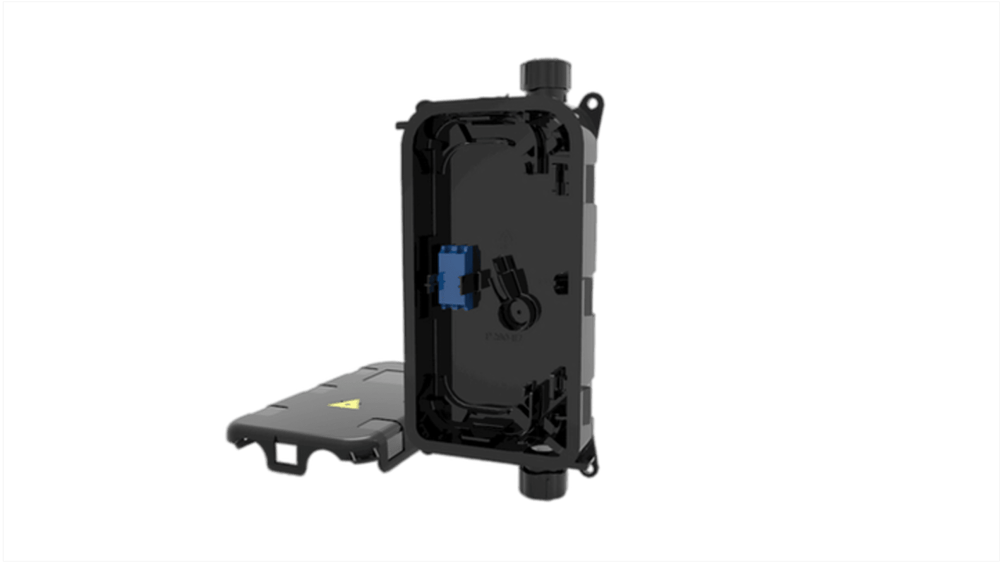 HellermannTyton Connectivity 2 Port LC Single Mode Fibre Optic Patch Panel With 1 Ports Populated