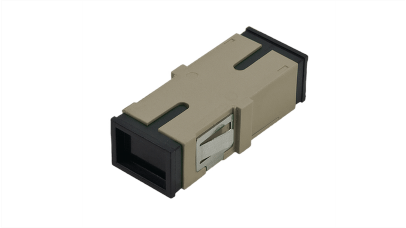 Adaptador de fibra óptica HellermannTyton Connectivity de SC a SC, Multimodo, Símplex