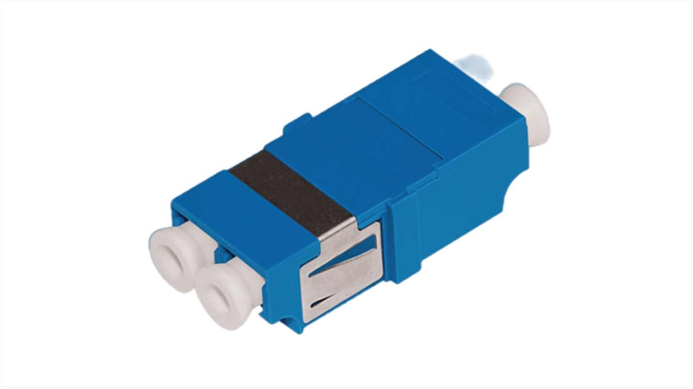 HellermannTyton Connectivity FBASMBL-LCLCDX-FL001 LC to LC Single Mode Duplex Fibre Optic Adapter