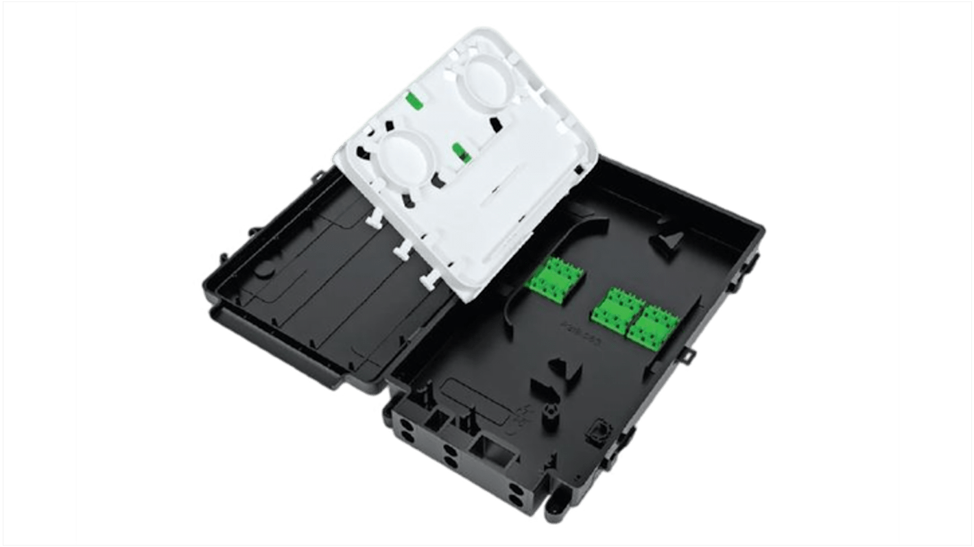 HellermannTyton Connectivity 12 Port LC Single Mode Fibre Optic Patch Panel With 12 Ports Populated