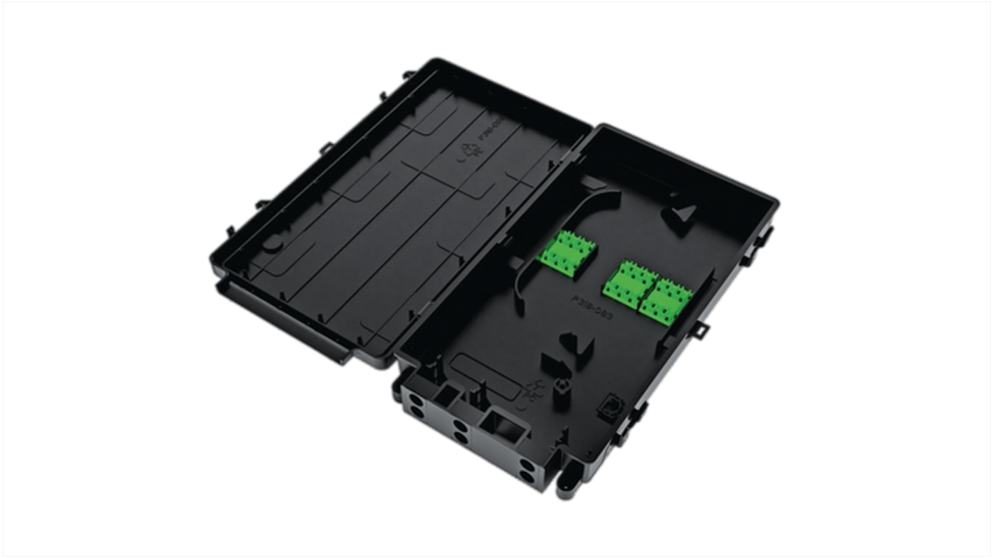 HellermannTyton Connectivity LWL-Rangierfeld für 12 Port Single Mode bestückt Gleiten