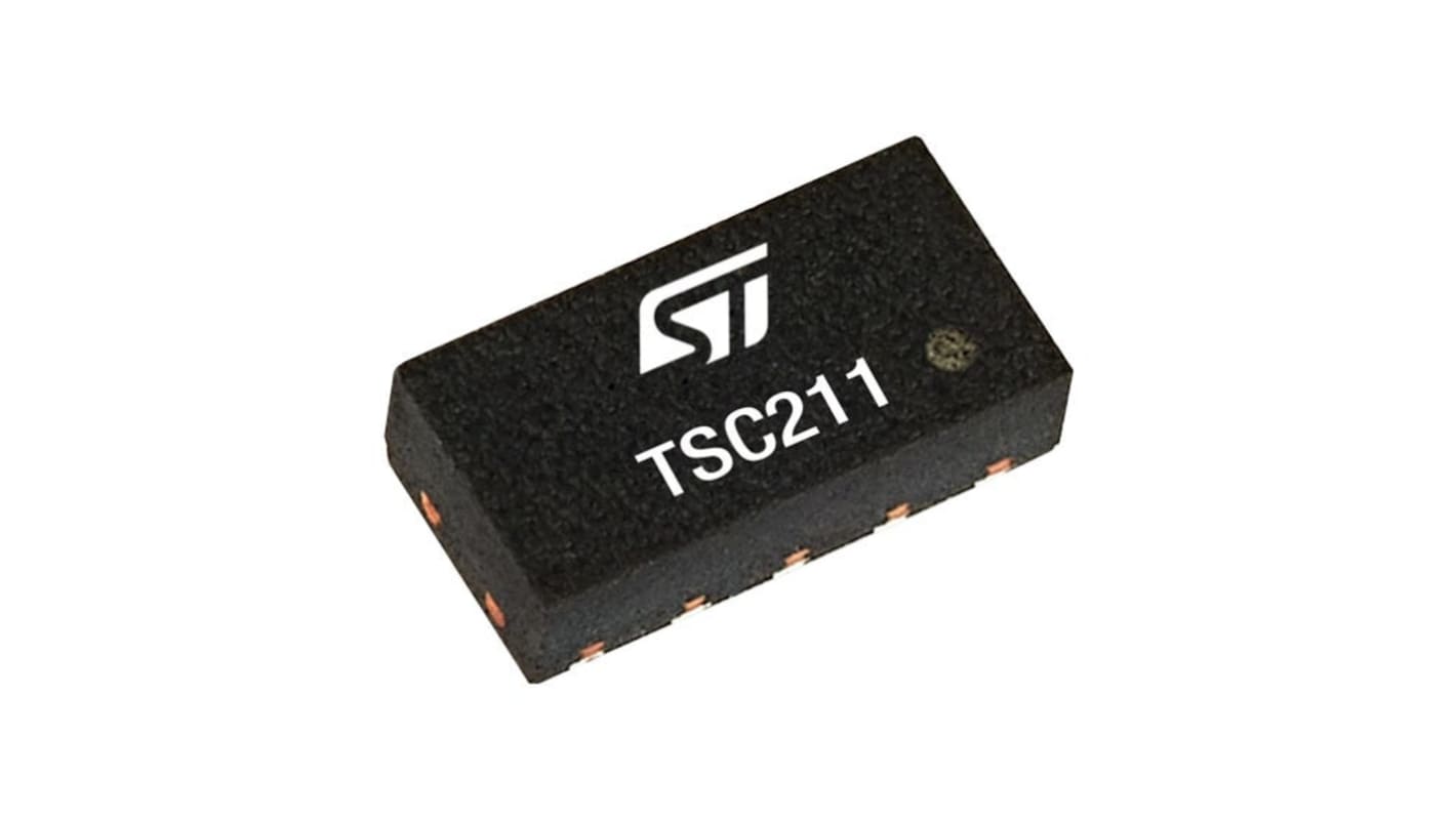 STMicroelectronics TSC211IQT Áramérzékelős erősítő, 10-tüskés QFN10