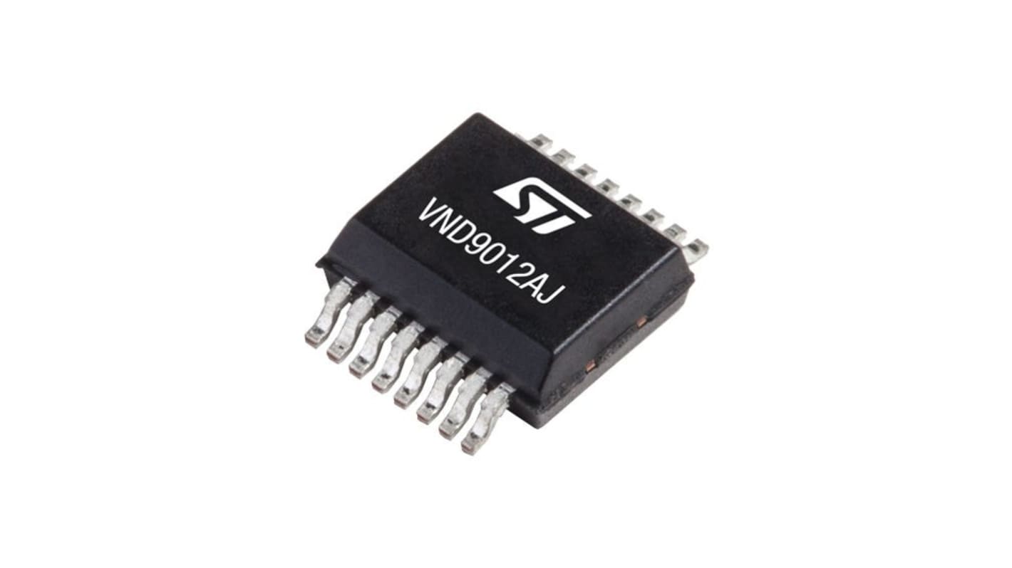 STMicroelectronics VND9012AJTR, 63 A, 4 → 28V 16-Pin, PowerSSO-16