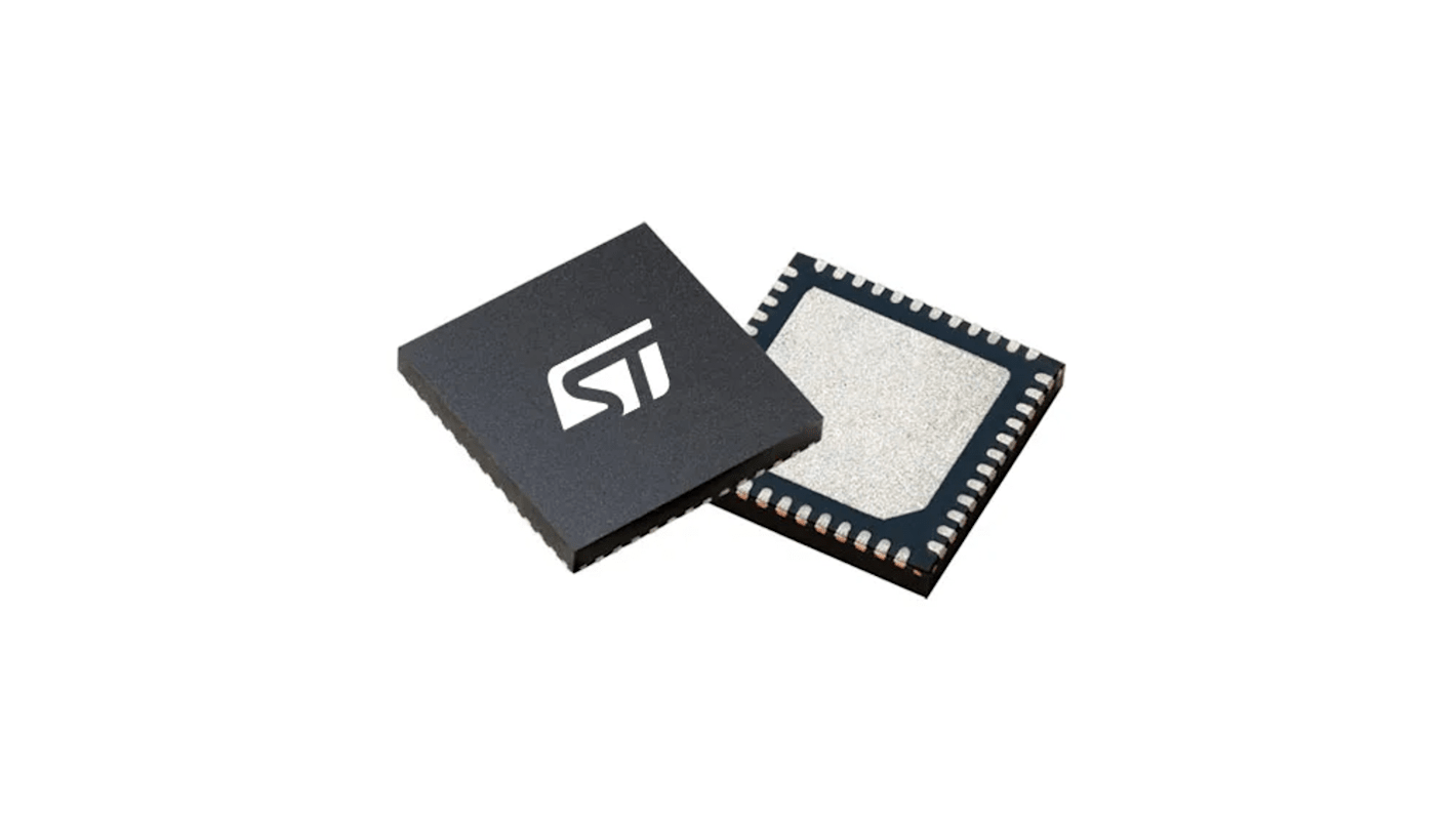Microcontrolador STMicroelectronics STM32C031C4U6, núcleo ARM 32-bit Cortex-M0 de 32bit, RAM 12 KB, 48MHZ, UFQFPN de 48