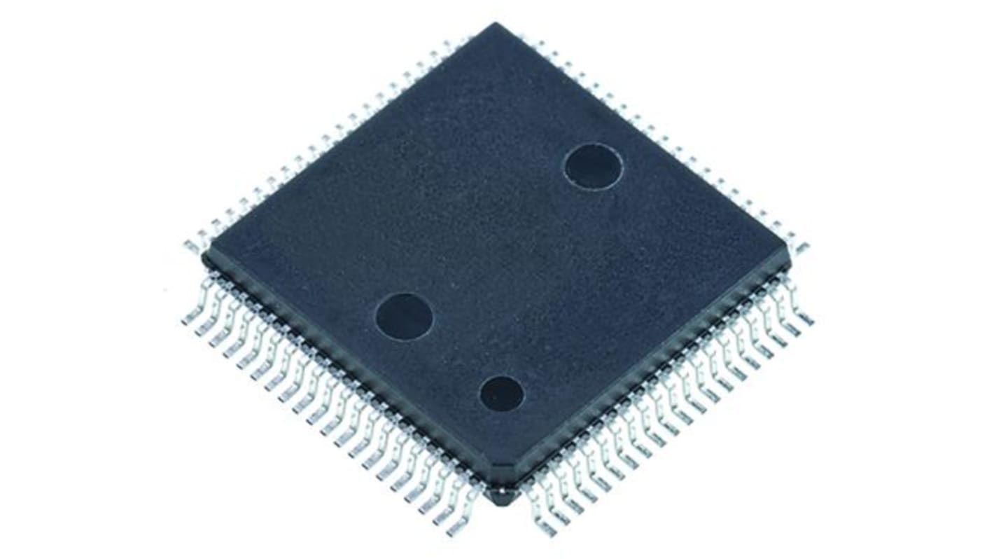 Renesas Electronics R5F104MLGFB#30, 16bit RL78 Microcontroller MCU, RL78/G14, 32MHz, 512 kB Flash, 80-Pin LFQFP