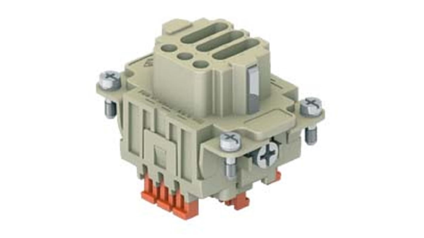 Inserto de conector de potencia ILME Hembra, serie CDSH, para usar con Tamaño del recinto 44,27