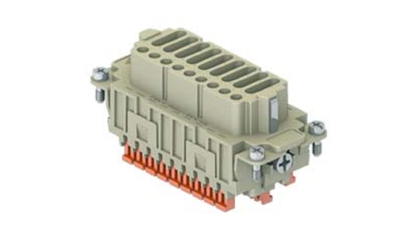 Inserto de conector de potencia ILME Hembra, serie CDSH, para usar con Tamaño del recinto 77,27