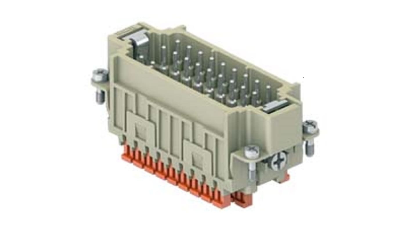 Inserto de conector de potencia ILME Macho, serie CDSH, para usar con Tamaño de carcasa 77,27