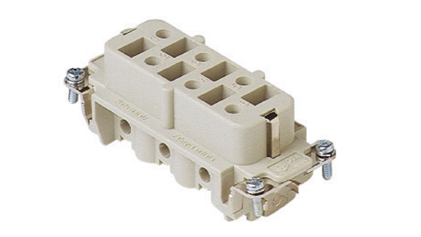 Inserto de conector de potencia ILME Hembra, serie CP, para usar con Tamaño del recinto 77,27