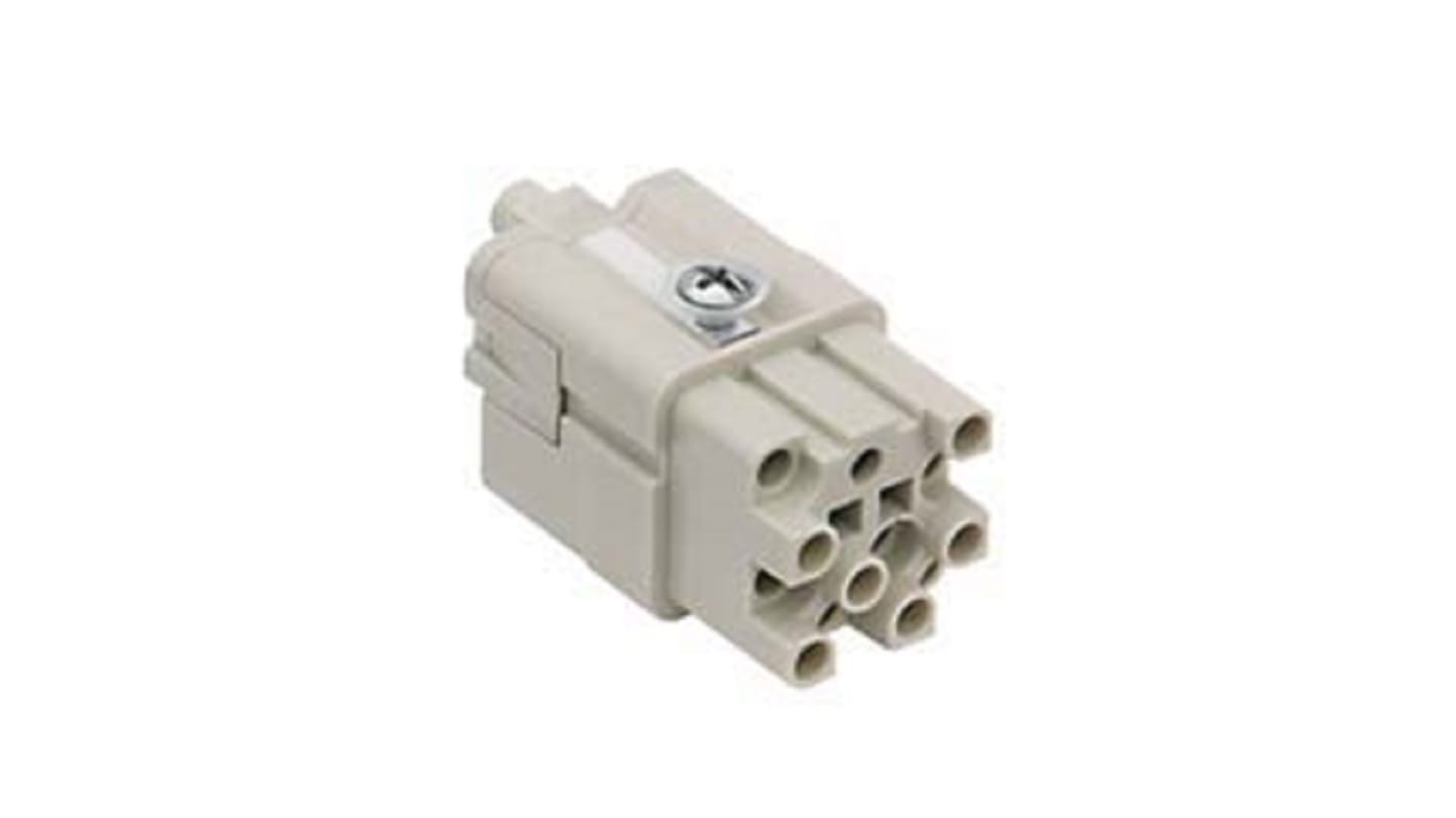 Inserto de conector de potencia ILME Hembra, serie CQ, para usar con Carcasas de tamaño 21,21 y CD de contactos