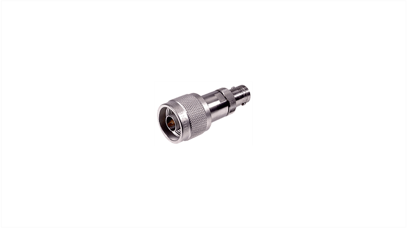 Adaptador Huber+Suhner 33_N-BNC-50-51/1--_UE, Conector Macho N a Conector hembra Conector hembra BNC