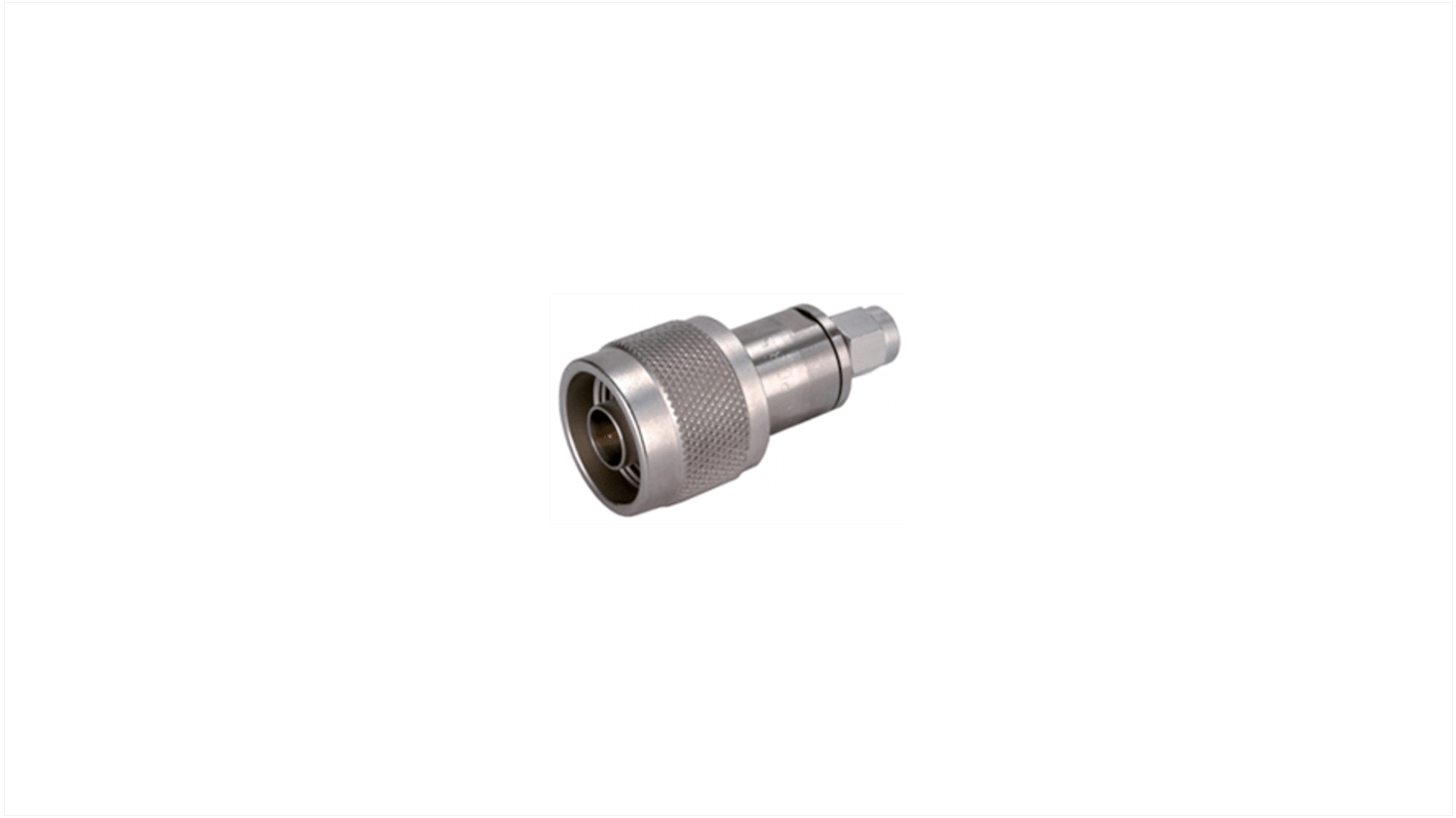 Adaptador Huber+Suhner 32_N-PC35-50-1/1--_UE, Conector Macho N a Conector Macho PC 3.5