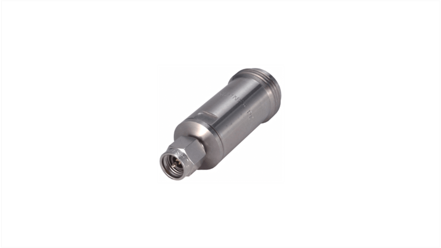 Adaptador Huber+Suhner 33_PC35-N-50-1/1--_UE, Conector Macho PC 3.5 a Conector hembra Conector jack N