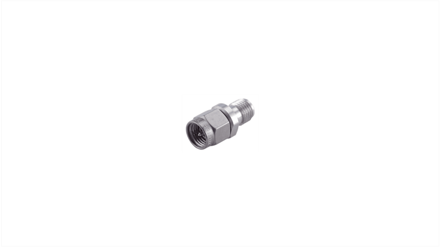 Adaptador Huber+Suhner 33_PC35-50-0-1/199_UE, Conector Macho PC 3.5 a Conector hembra PC 3.5