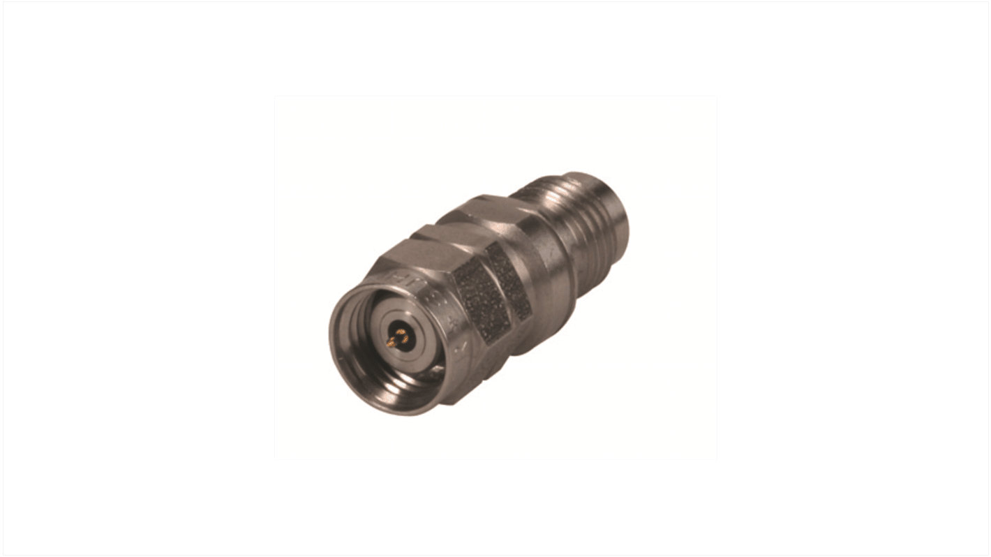 Adaptador Huber+Suhner 33_PC185-50-0-1/199_NE, Conector Macho Conector macho de 1,85 mm de ordenador a Conector hembra