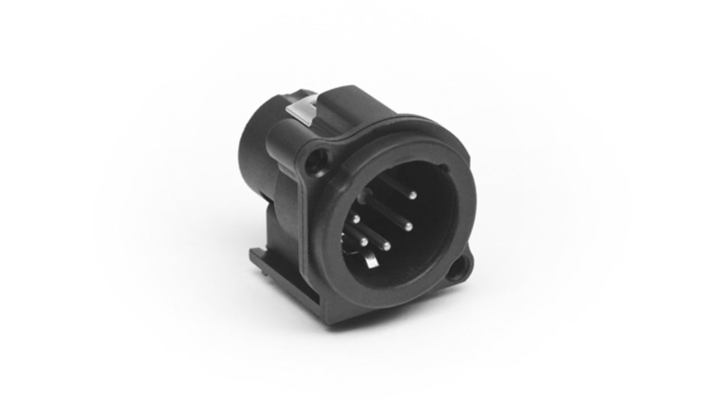 AC5MAVAUB Amphenol Audio Chassis Mount XLR Connector, Vertical