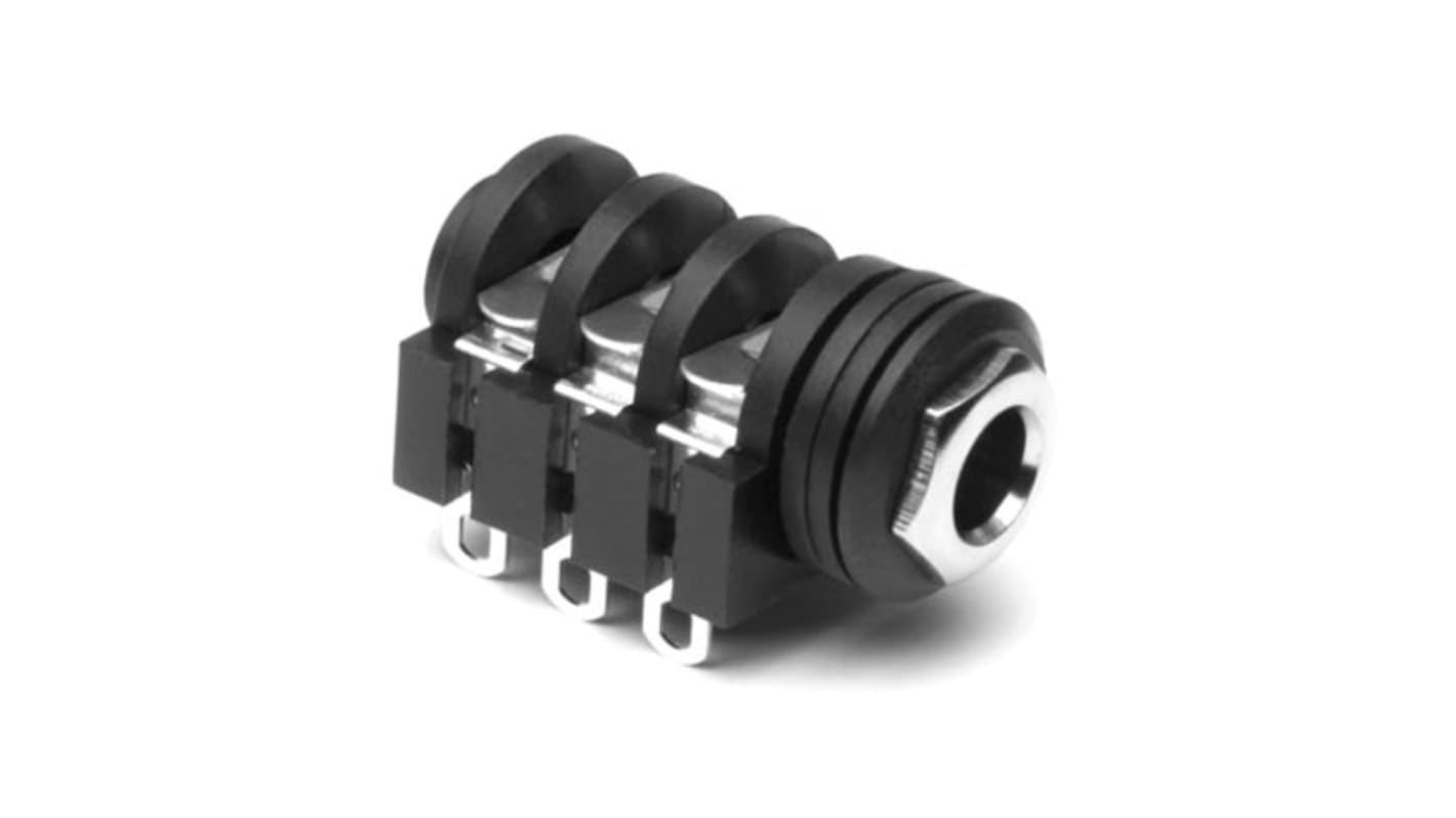 ACJMIHS Amphenol Audio Jack Plug 1/4 in Cable Mount Phone Jack