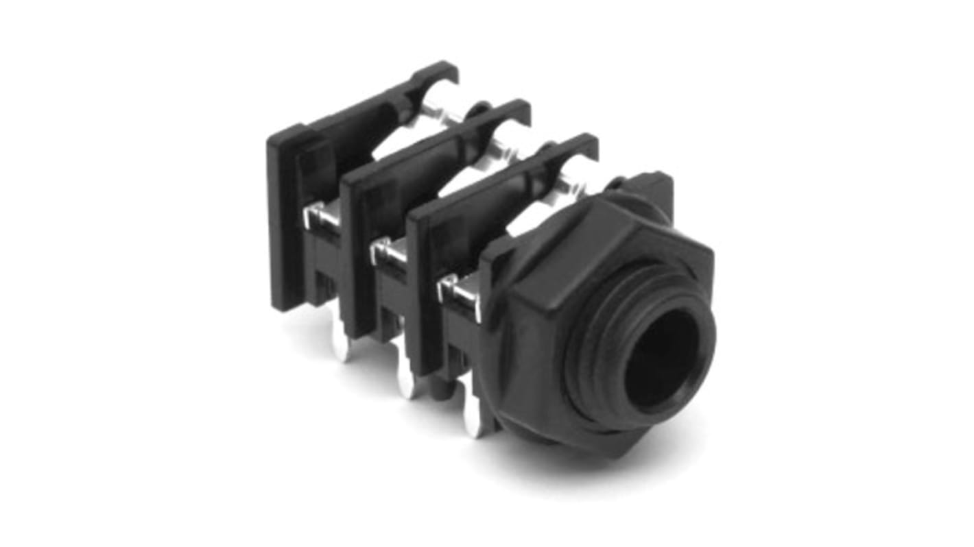 ACJSPHOP1 Amphenol Audio Jack Connector 1/4 in PCB Phone Jack