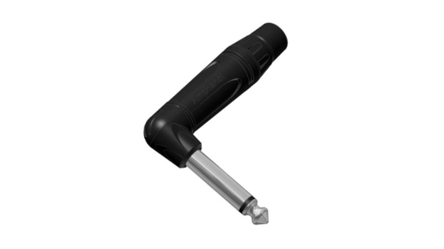 Amphenol Klinken-Stecker 6,35 mm Klinkenstecker, Kabelmontage
