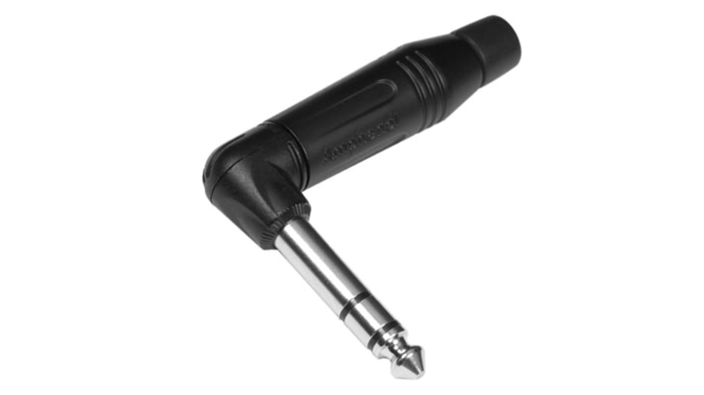 ACPSRBAU Amphenol Audio Jack Plug 1/4 in Cable Mount Phone Plug