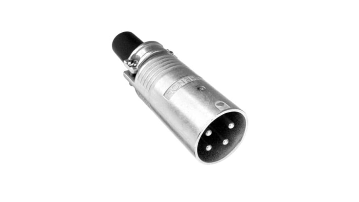 Loudspeaker Connector 5 Pole Nickel Male