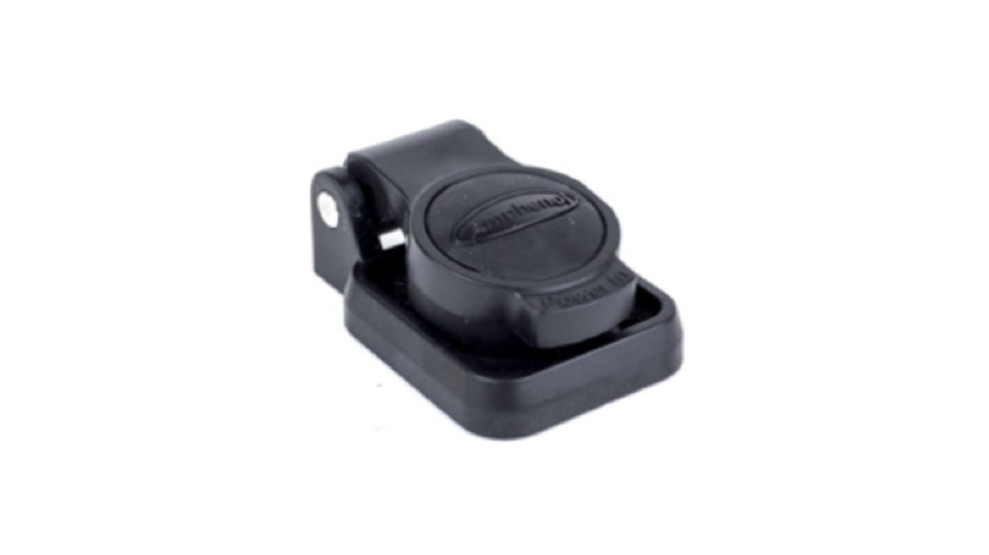 Amphenol Audio Male Black Sealing Cap IP65 for use with HPT-3-MD and HPT-3-MDW Power Connectors