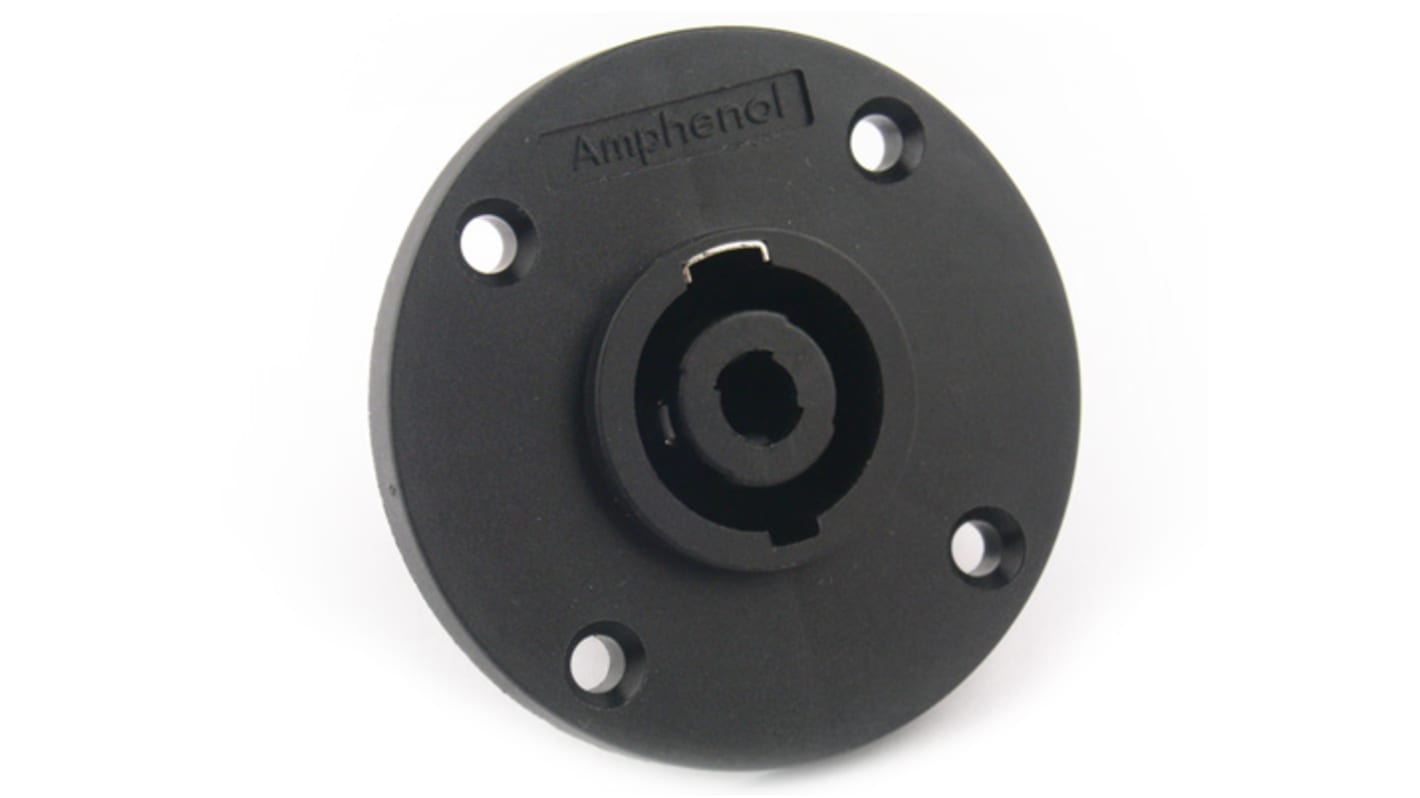 Connettore altoparlante Amphenol Audio 4 vie, Maschio, Montaggio a pannello