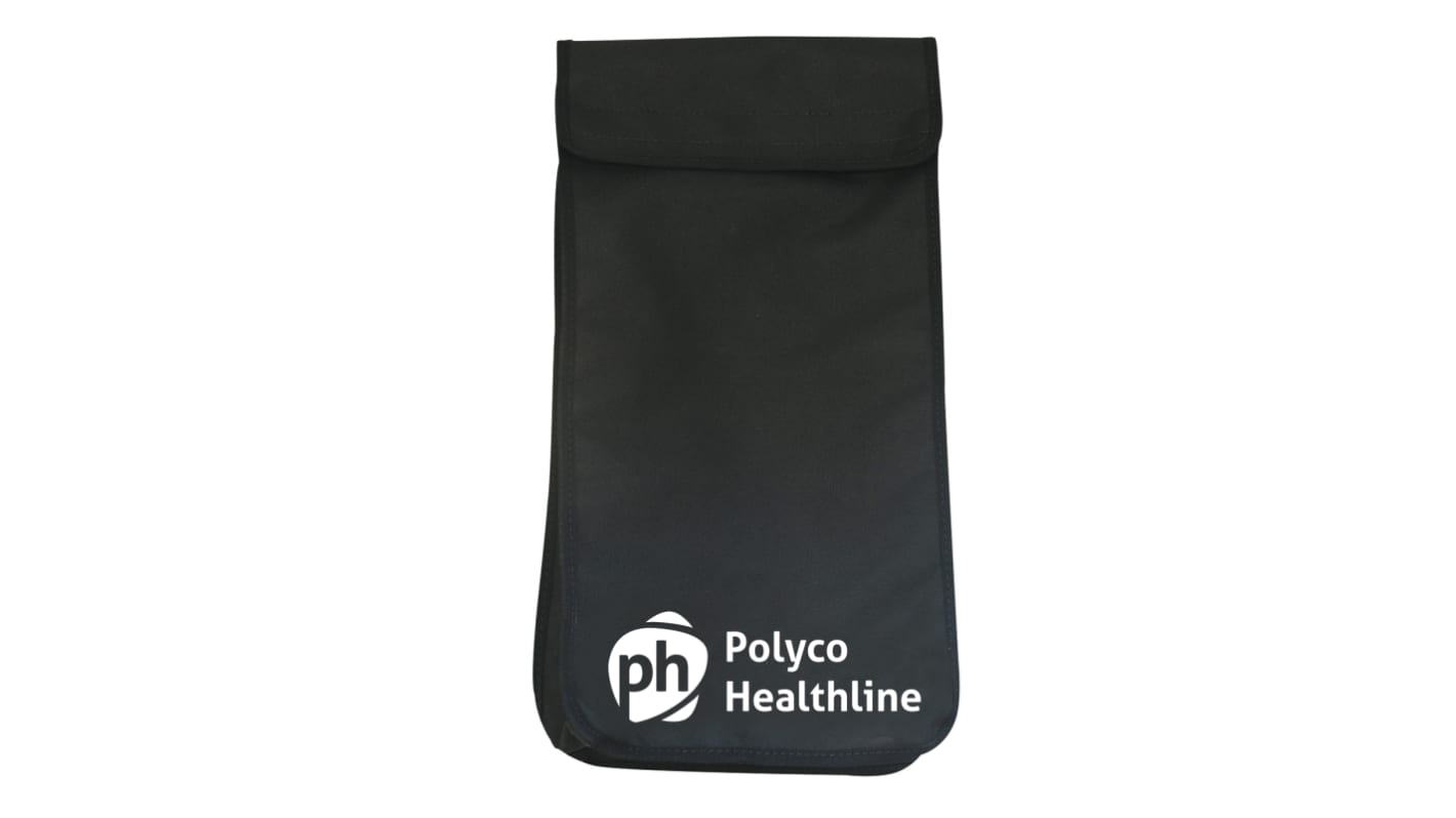 Polyco Healthline Black Polycotton Electrical Safety Gloves Storage Bag, Cotton, Nylon Coating