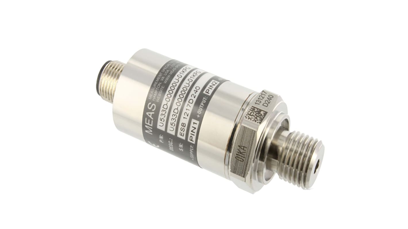 TE Connectivity MEAS U5300 Series Pressure Sensor, 0bar Min, 2bar Max, Absolute Reading