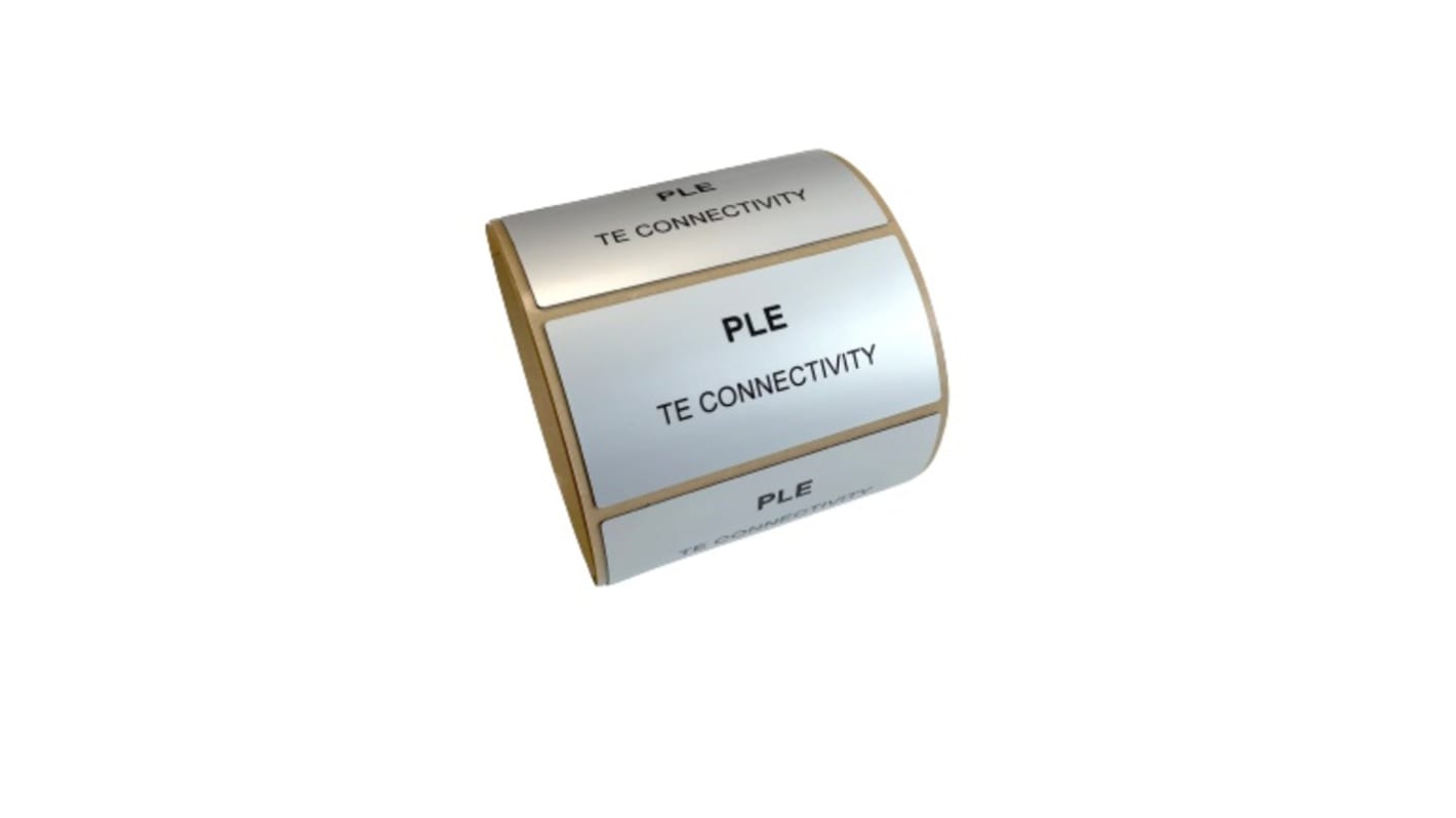 TE Connectivity Tafeletikett Frontplattenmarkierung, L.35mm B.18mm