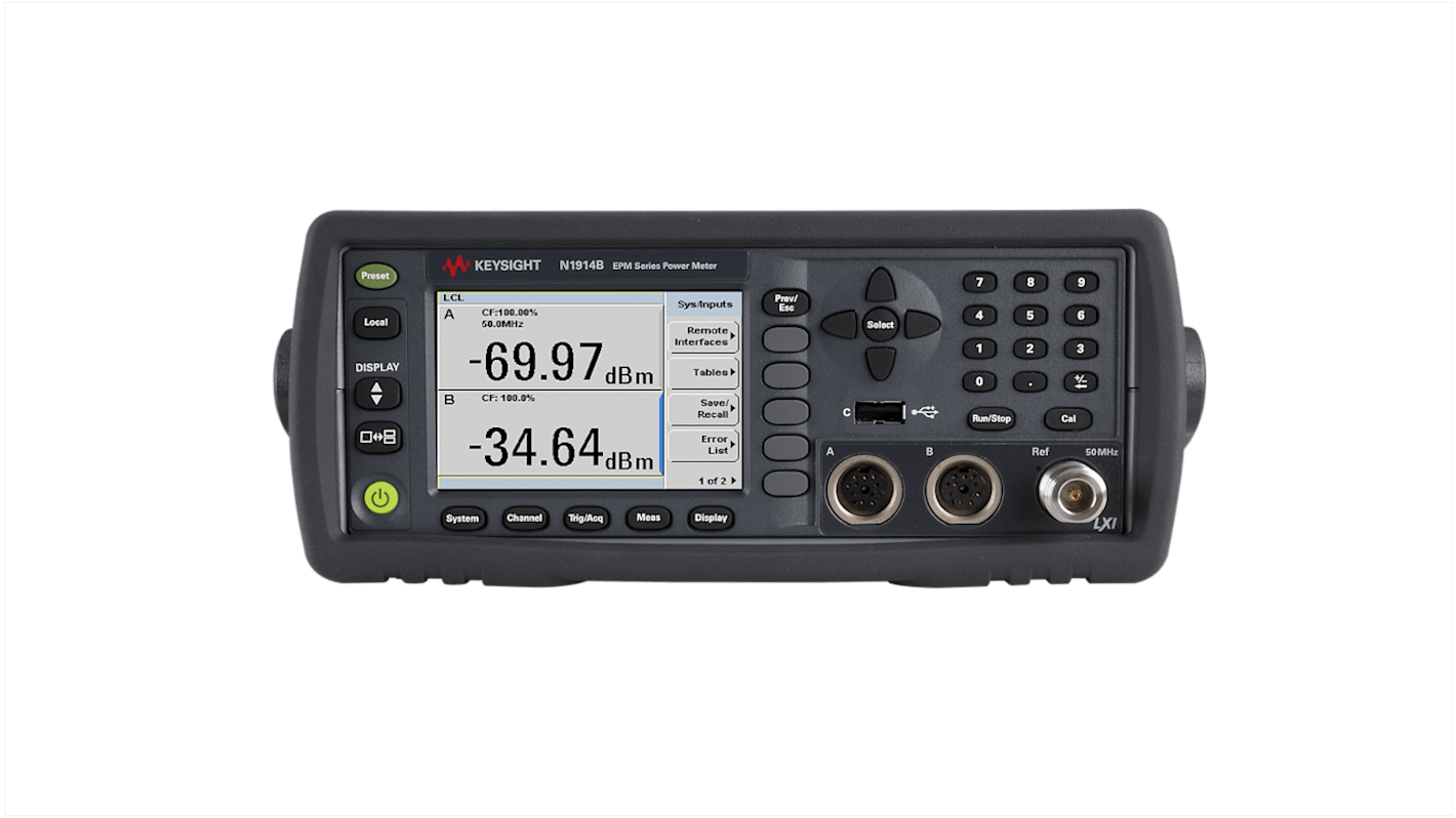 Produktbild von HF Leistungsmesser Fydun – Digitales LCD Messgerät -75 Bis +16 DBm, 1-600 MHz, SMA Anschluss
