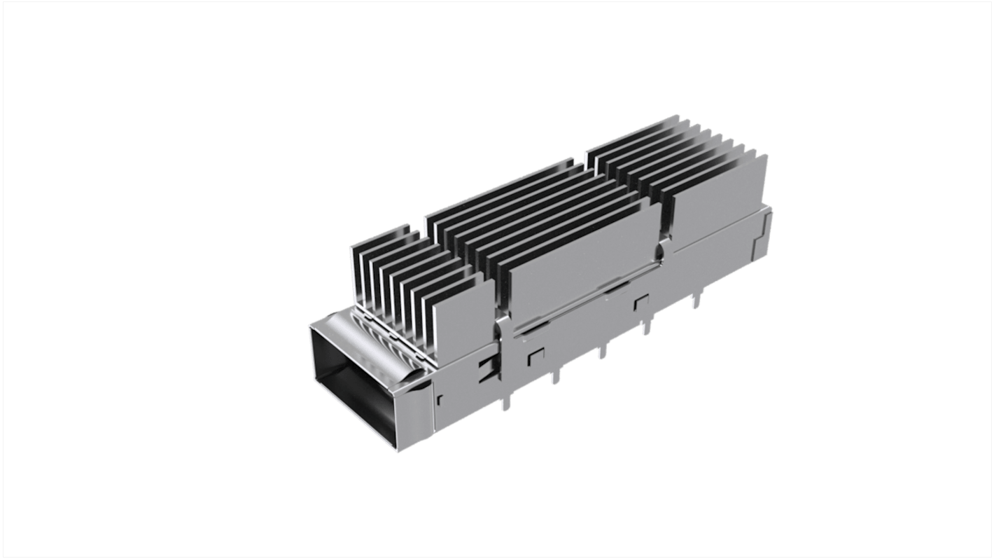 Amphenol Communications Solutions QSFP-DD I/O Connector Plug 76-Position, UE36C162000511A