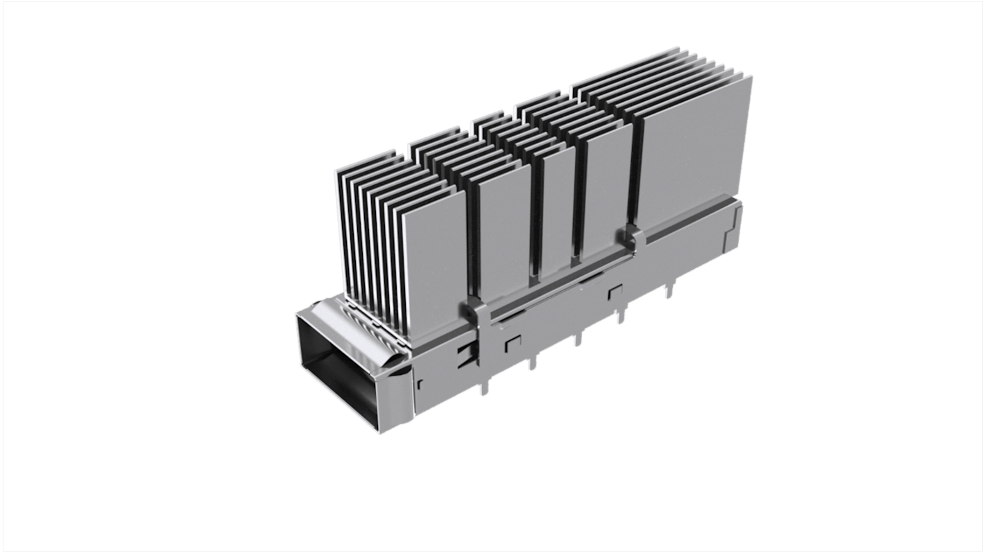 Amphenol Communications Solutions QSFP-DD I/O Connector Plug 76-Position, UE36C1620005D6A