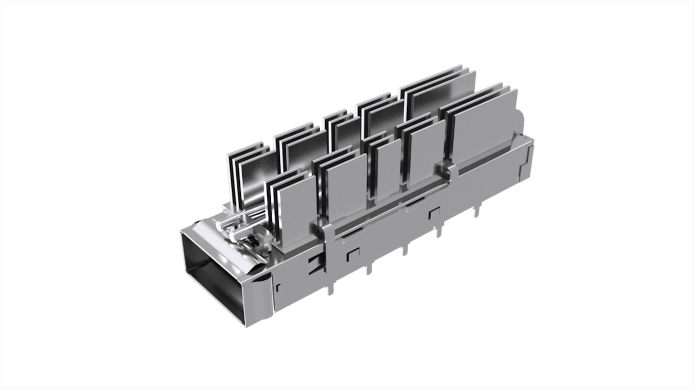 Amphenol Communications Solutions Steckbarer E/A-Steckverbinder, 1-fach LWL-Steckverbinder 76-polig