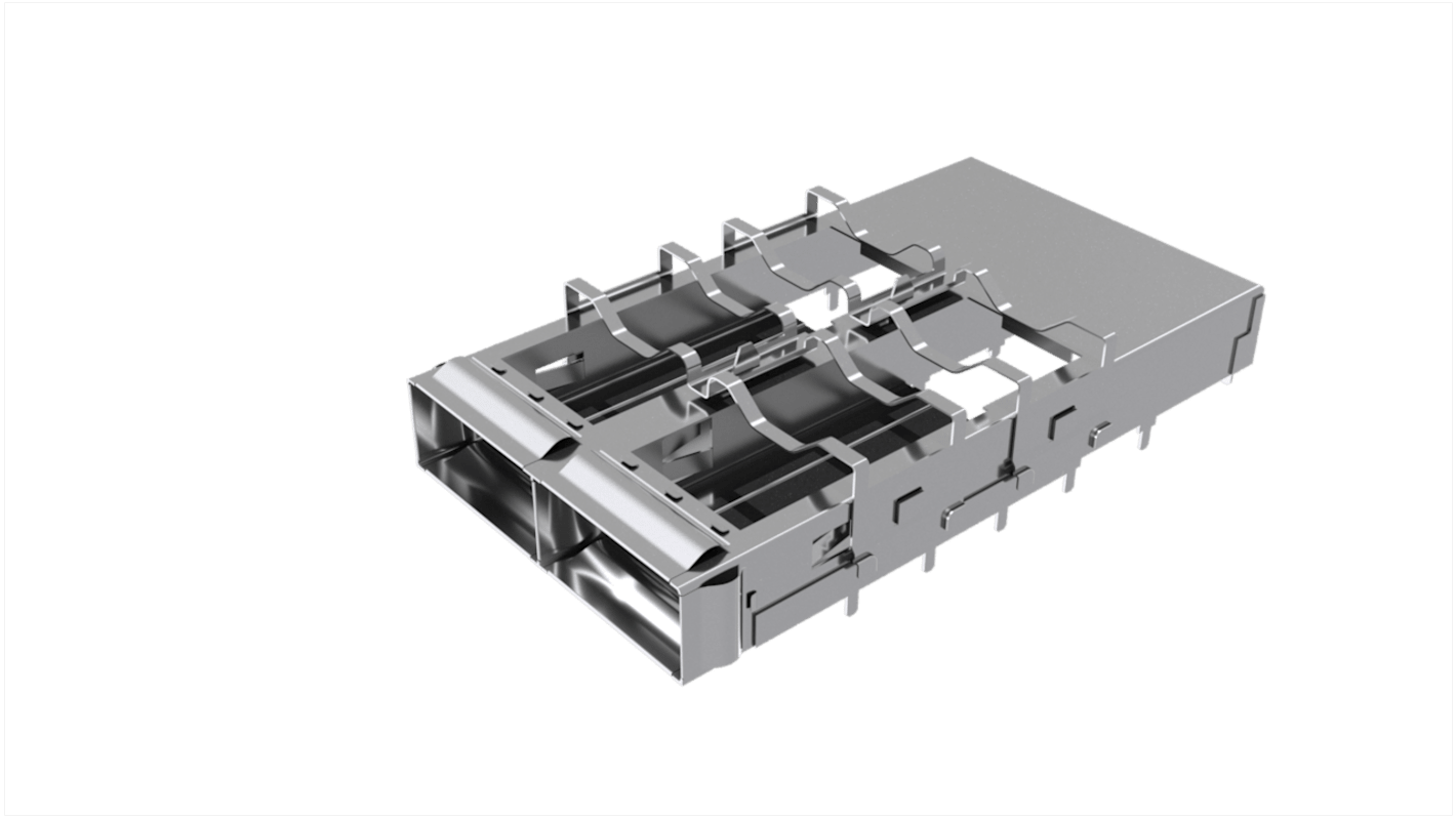 Amphenol Communications Solutions Steckbarer E/A-Steckverbinder, 1-fach LWL-Steckverbinder 76-polig