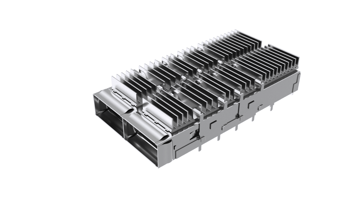 Amphenol Communications Solutions QSFP-DD I/O Connector Plug 76-Position, UE36C2620005C3A